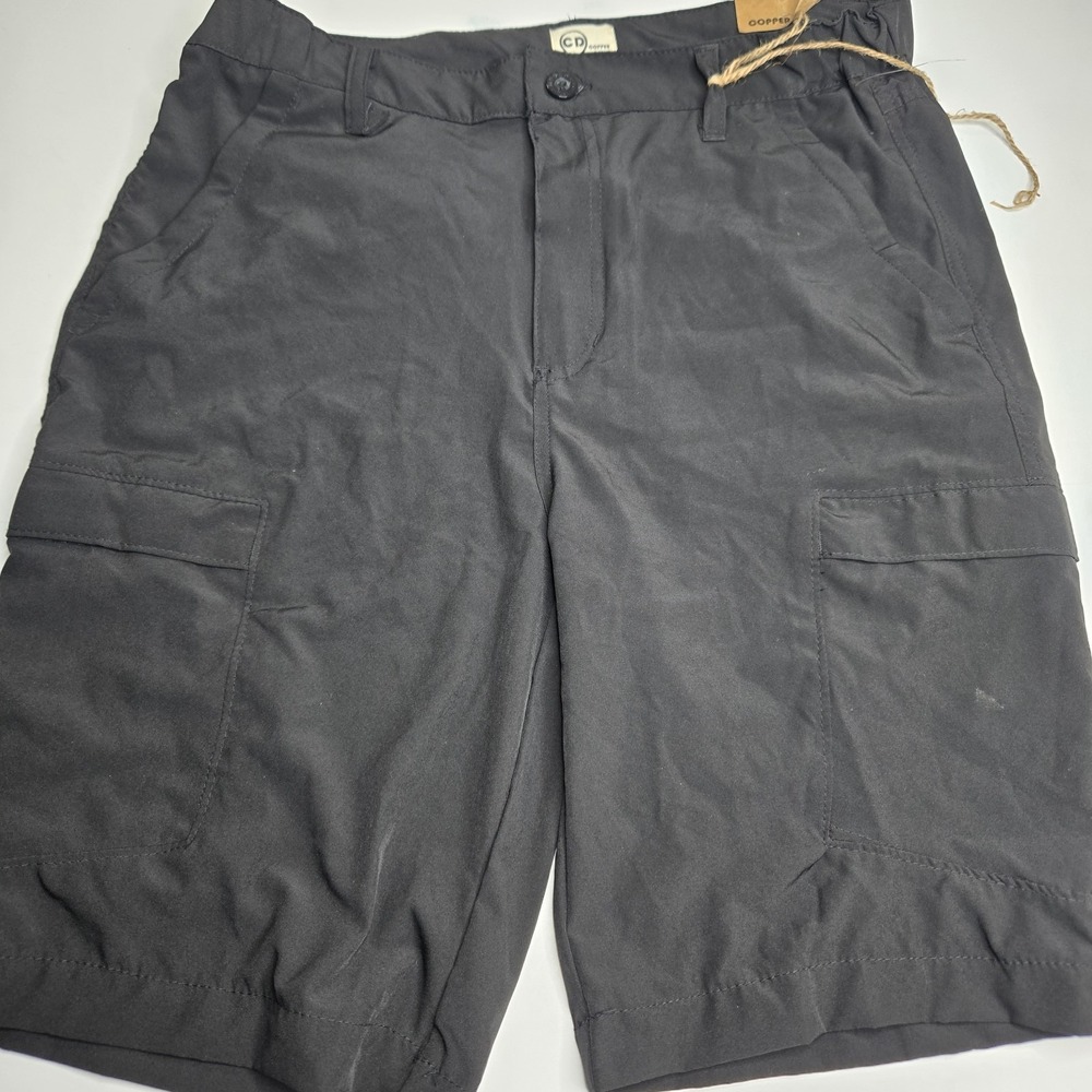 Copper Denim Men's Black Drifit Adventure Shorts Size 34 Free Shipping A6